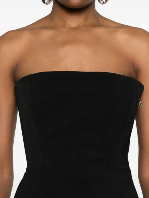 Jean Paul Gaultier strapless corset top - Black