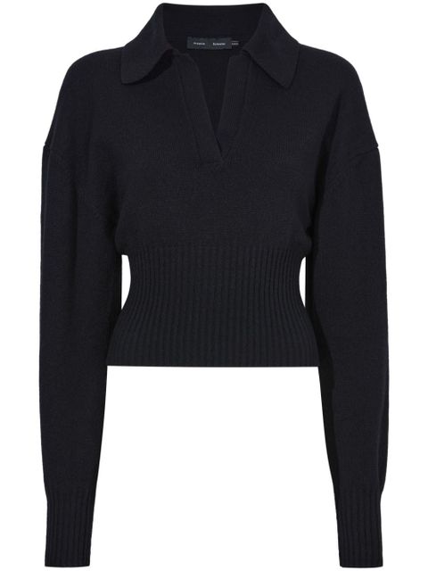 Proenza Schouler V-neck cashmere jumper - Black - zdjęcie produktu nr 1