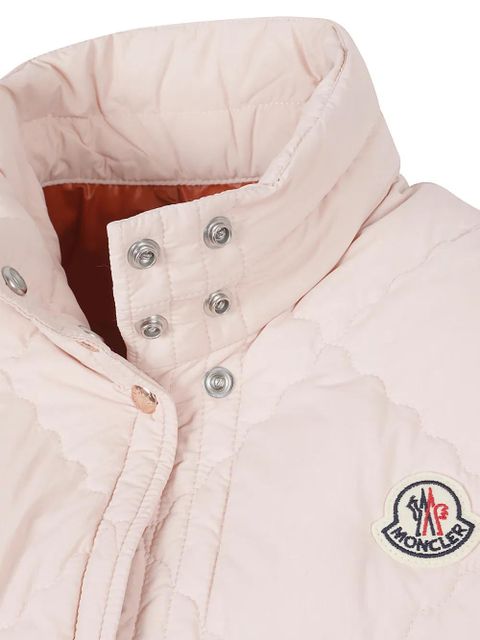 Moncler Biois diamond-quilted jacket - Pink