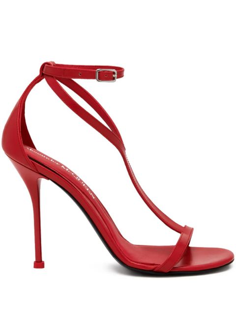 Alexander McQueen 90mm Harness sandals - Red - zdjęcie produktu nr 1