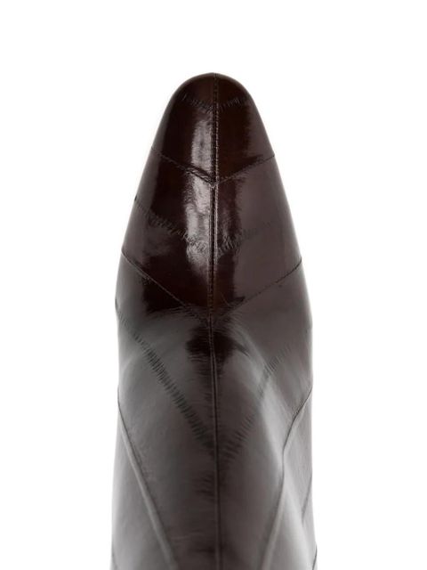 FENDI 105mm Lucida pointed-toe boots - Brown