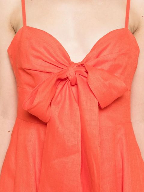 ZIMMERMANN Crush midi dress - Orange