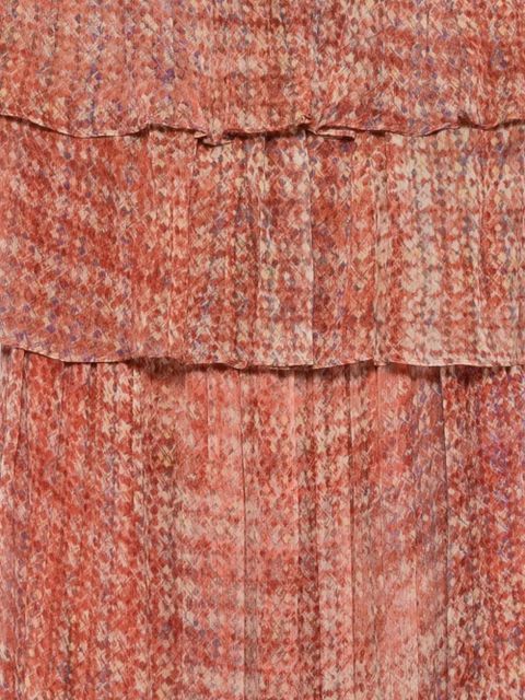 Ba&Sh Robbie off-shoulder pleated maxi dress - Pink - zdjęcie produktu nr 2