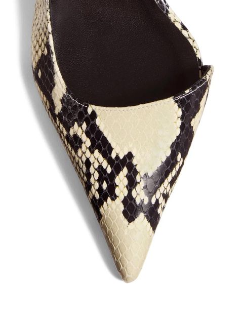 KHAITE 45mm Jett D'Orsay heeled pumps - Neutrals