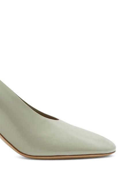 Burberry 85mm slip-on leather pumps - Neutrals - zdjęcie produktu nr 2