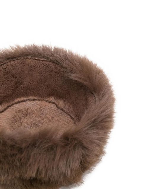 The Frankie Shop faux-fur hat - Brown