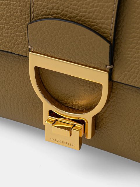 Coccinelle torebka skórzana kolor zielony E1 MD5 12 07 01