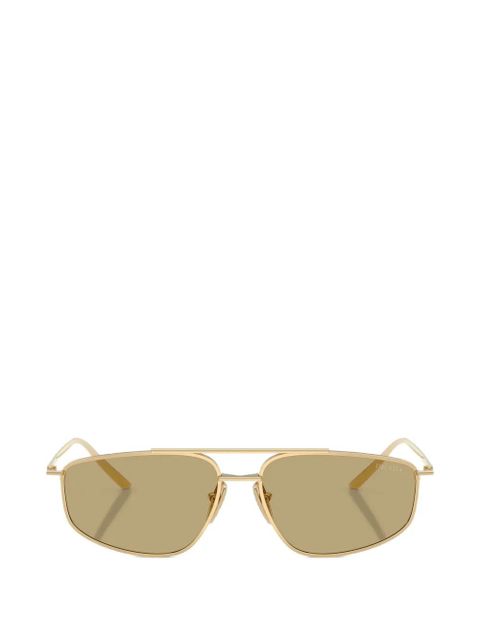 Prada Eyewear geometric-frame sunglasses - Gold - zdjęcie produktu nr 1