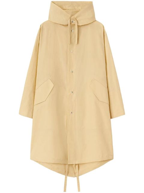 Jil Sander logo print drawstring coat - Yellow - zdjęcie produktu nr 1