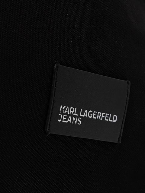 Karl Lagerfeld Jeans torba bawełniana kolor czarny B1W50001