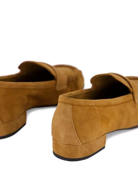 Prada leather loafers - Brown