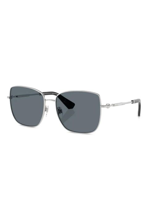 Burberry Eyewear butterfly-frame sunglasses - Silver - zdjęcie produktu nr 2