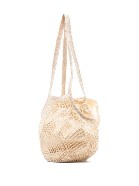 Magda Butrym Sevana medium crochet tote - Neutrals