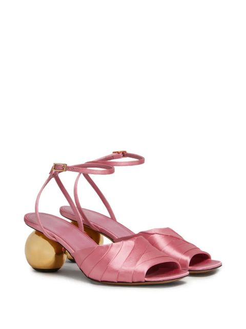 Marni 70mm satin sandals - Pink - zdjęcie produktu nr 2