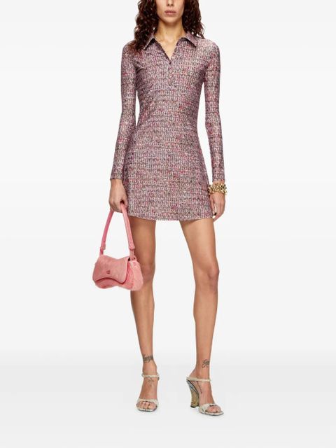 Diesel Play leather clutch - Pink