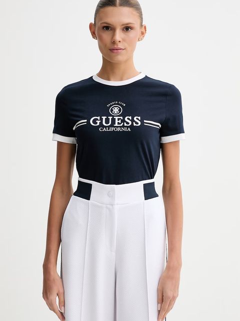 Guess t-shirt damski bawełniany MILA - zdjęcie produktu nr 2