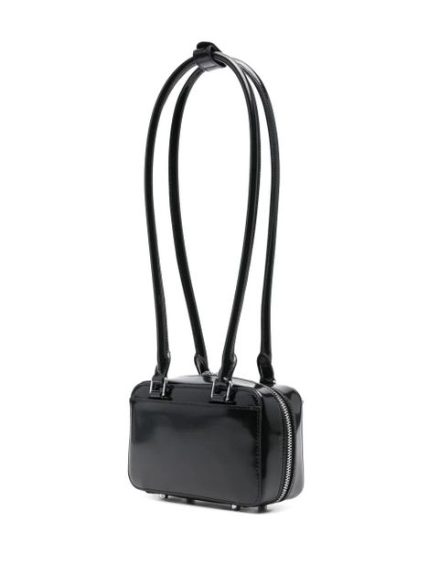 Self-Portrait leather shoulder bag - Black - zdjęcie produktu nr 2