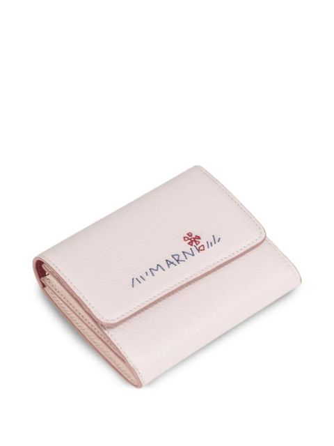 Marni gusseted-embroidered wallet - Pink - zdjęcie produktu nr 2
