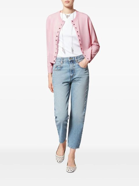 ISABEL MARANT Idesia button cardigan - Pink