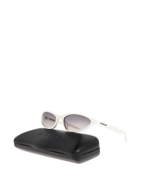 Balenciaga Eyewear Neo Oval 2.0 frame sunglasses - White - zdjęcie produktu nr 2