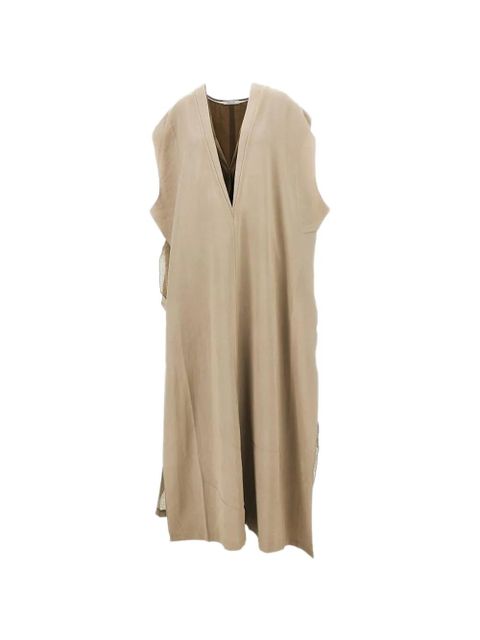 ENTIRE STUDIOS V-neck maxi dress - Neutrals - zdjęcie produktu nr 1