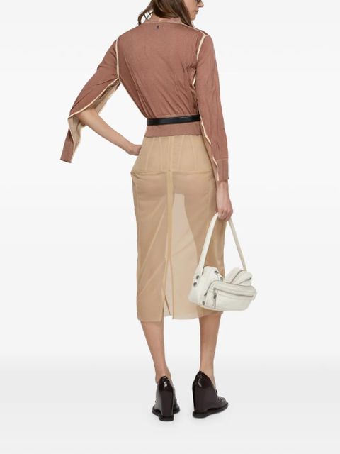 Acne Studios V-neck top - Brown