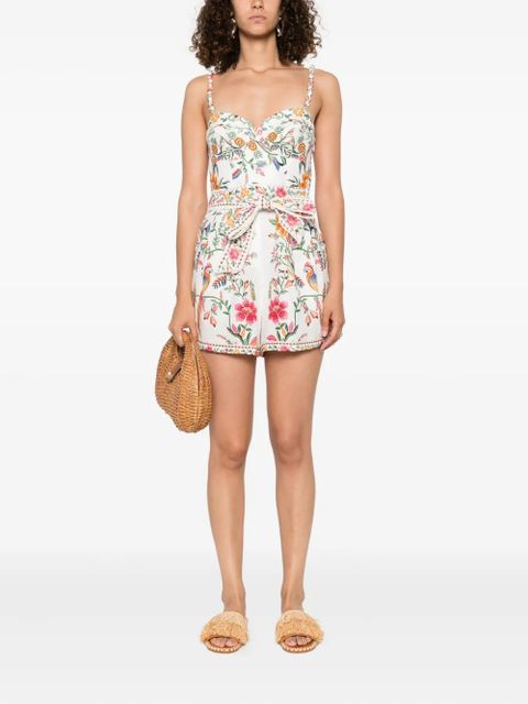 FARM Rio linen romper - White - zdjęcie produktu nr 2