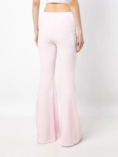 Alexander Wang flared-leg cut trousers - Pink