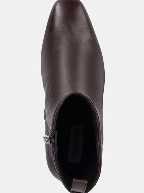 Steve Madden botki Adelisa damskie kolor brązowy na słupku 11002626