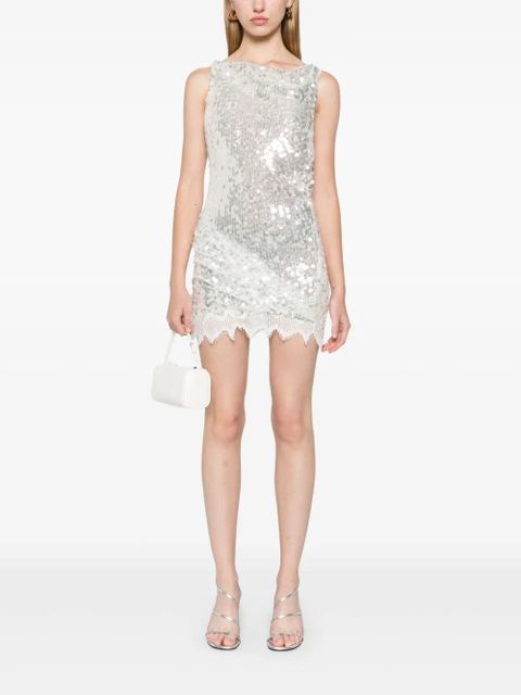 Christopher Esber sequinned mini dress - White - zdjęcie produktu nr 2