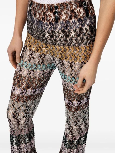 Missoni striped flared trousers - Neutrals