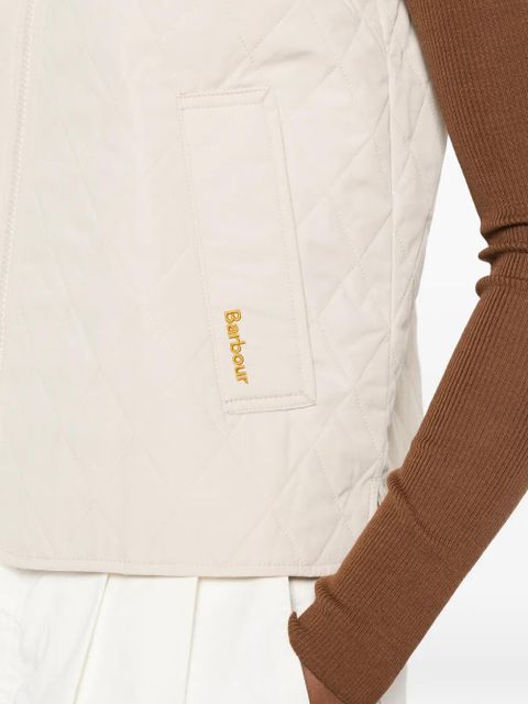 Barbour quilted zip-up gilet - Neutrals