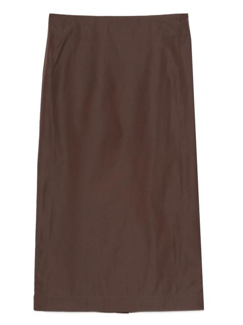 St. Agni rear-slit midi skirt - Brown - zdjęcie produktu nr 1