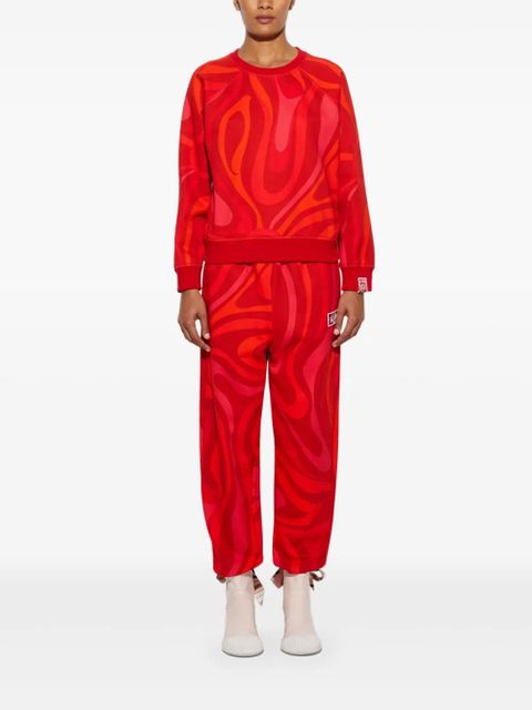 PUCCI Marmo-print sweatshirt - Red