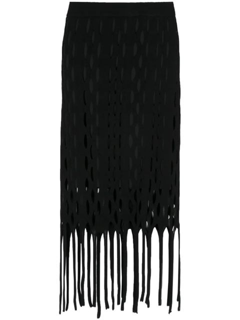 PINKO cut-out knitted skirt - Black - zdjęcie produktu nr 1