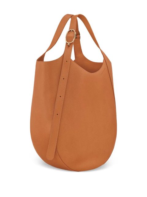Longchamp Le Foulonné XL grained-leather tote bag - Brown