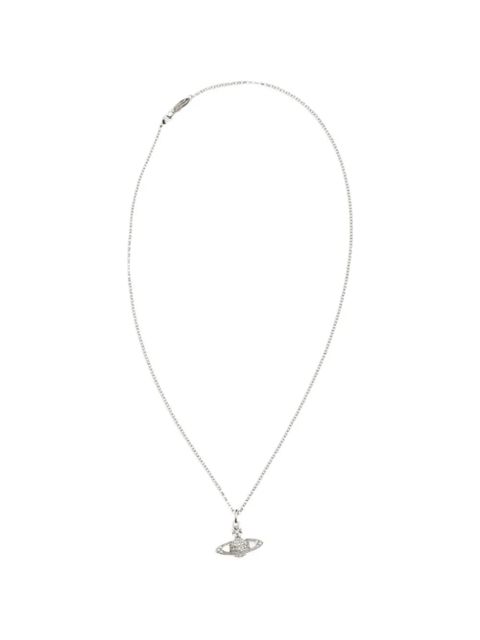 Vivienne Westwood mini Bas Relief Orb pendant necklace - Silver - zdjęcie produktu nr 1