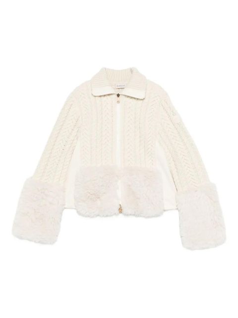 Moncler zip-up cardigan - Neutrals