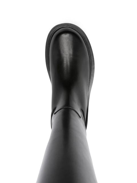 Jil Sander knee-high boots - Black