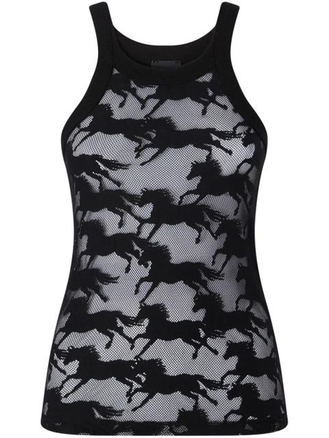 PINKO horse-motif tank top - Black - zdjęcie produktu nr 1