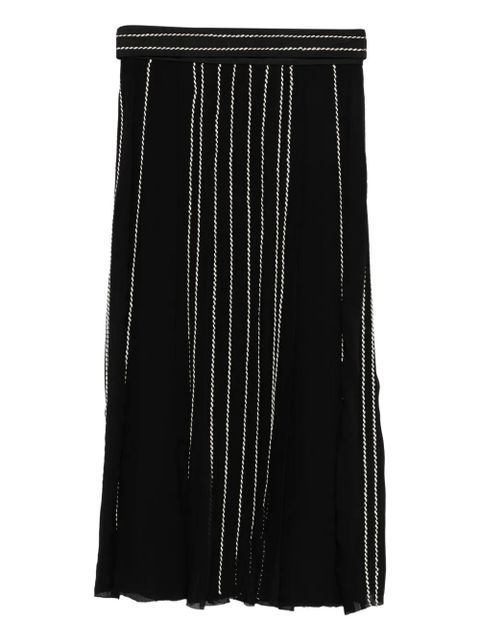 Prada crystal-embellished skirt - Black