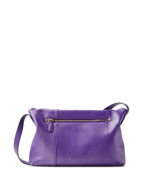 Versace Lou nappa shoulder bag - Purple