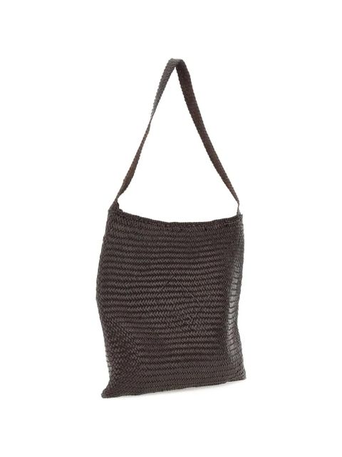 DRAGON DIFFUSION Ars braided shoulder bag - Brown