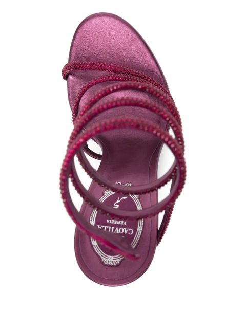 René Caovilla 120mm Margot sandals - Pink