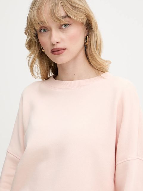 Armani Exchange bluza damska kolor różowy z aplikacją XW000156 AF11852