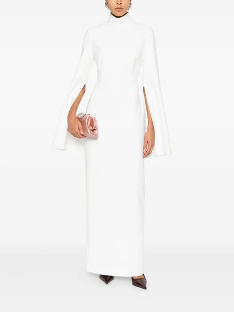 Solace London The Josefine long-sleeve maxi dress - White - zdjęcie produktu nr 2