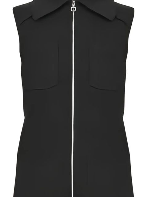 Ferragamo collared patch pocket playsuits - Black - zdjęcie produktu nr 2