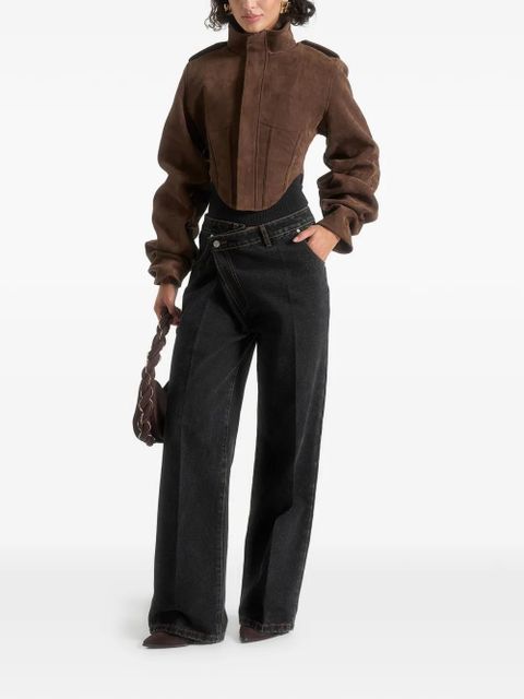 Manière De Voir Solange jacket - Brown