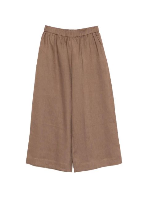 Max Mara elasticated-waistband trousers - Brown - zdjęcie produktu nr 1