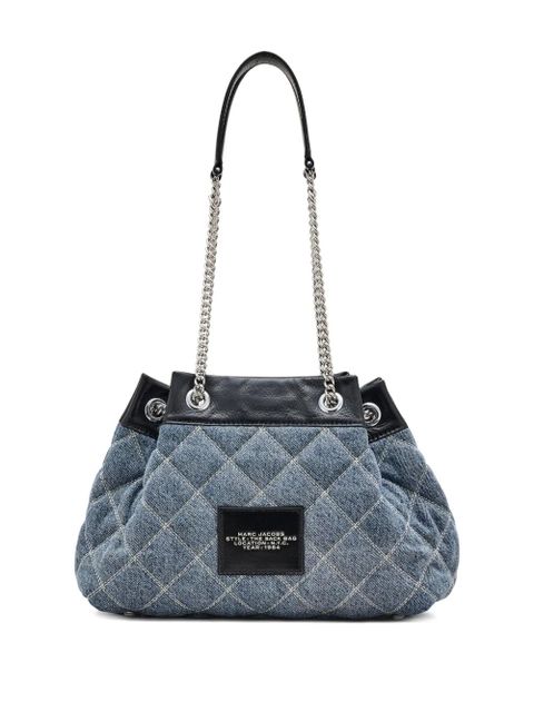 Marc Jacobs The Quilted Denim Chain Sack bag - Blue